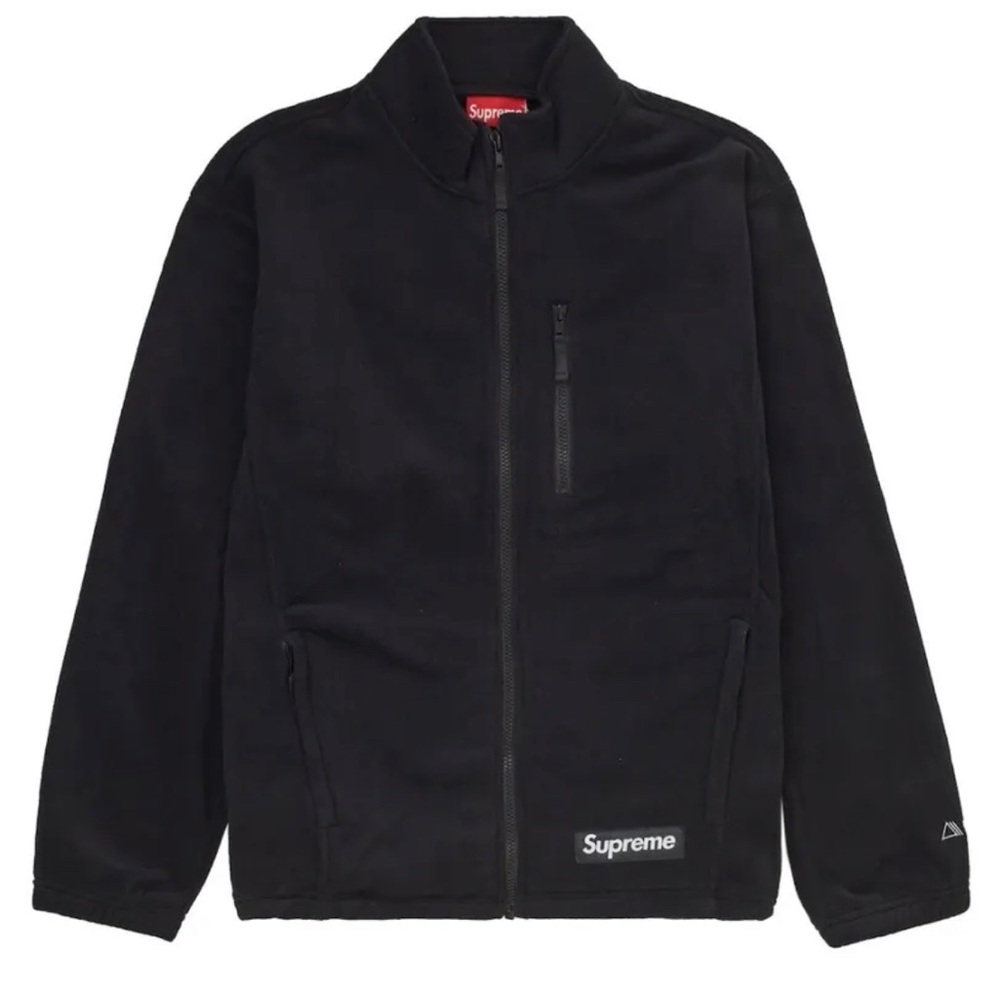Supreme/Polartec® Full Zip Fleece Jacket Men's Size small (Black) - FW22
